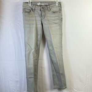 Bullhead Venice Jeans Size 5 Short Gray Straight Leg Gently worn